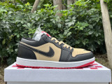 Authentic Air Jordan 1 Low GS Pizza