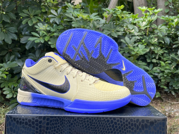 Authentic Nike Kobe 4 Protro Team Gold/Black/Purple