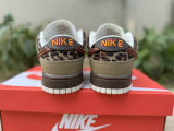 Authentic Nike SB Dunk Low White/Red/Brown
