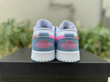Authentic Air Jordan 1 Low Cobalt Bliss/Pink Glow/White