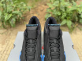 Authentic Air Jordan 14 Blue/Black/Silver