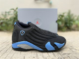 Authentic Air Jordan 14 Blue/Black/Silver