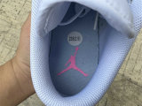 Authentic Air Jordan 1 Low Cobalt Bliss/Pink Glow/White