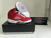 Authentic Air Jordan 5 Red/White