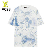 LV Short Round Collar T-shirt S-XXL (1)
