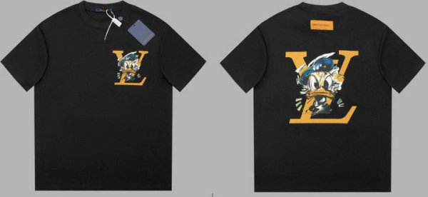 LV Short Round Collar T-shirt XS-L (115)