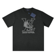 LV Short Round Collar T-shirt XS-L (186)
