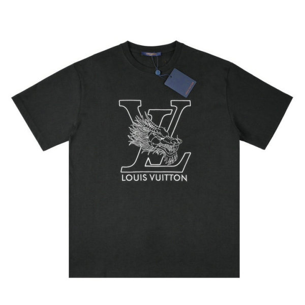 LV Short Round Collar T-shirt XS-L (186)