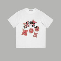LV Short Round Collar T-shirt XS-L (11) LV Short Round Collar T-shirt XS-L (11)
