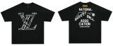 LV Short Round Collar T-shirt XS-L (10)