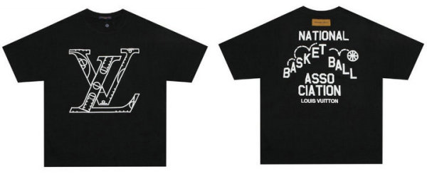 LV Short Round Collar T-shirt XS-L (10)