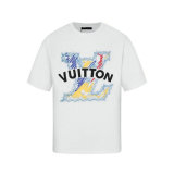 LV Short Round Collar T-shirt XS-L (123)