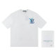 LV Short Round Collar T-shirt XS-XL (7)