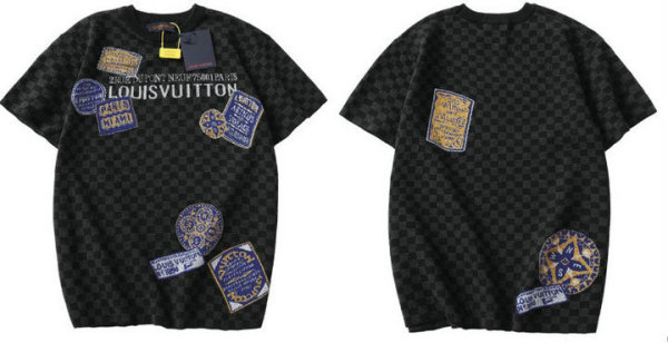 LV Short Round Collar T-shirt XS-L (258)
