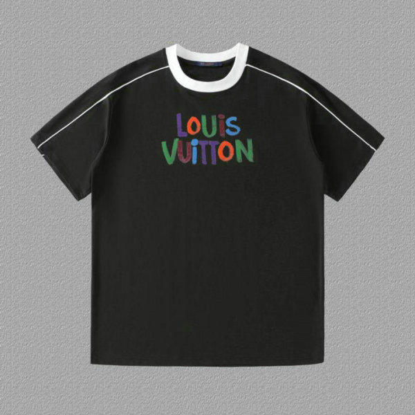 LV Short Round Collar T-shirt XS-L (240)