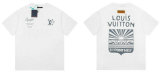 LV Short Round Collar T-shirt XS-L (54)