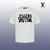 LV Short Round Collar T-shirt XS-XL (27)
