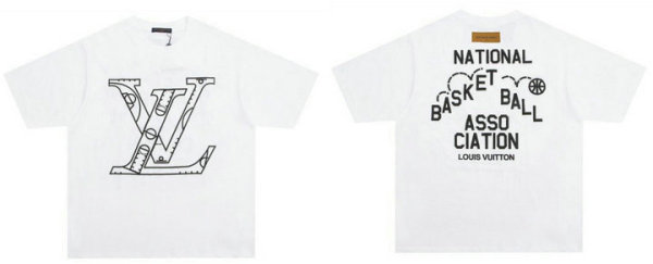 LV Short Round Collar T-shirt XS-L (9)