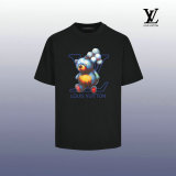 LV Short Round Collar T-shirt XS-XL (36)