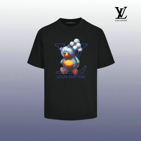 LV Short Round Collar T-shirt XS-XL (36)