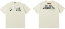 LV Short Round Collar T-shirt XS-L (139) LV Short Round Collar T-shirt XS-L (139)