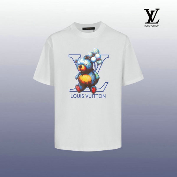 LV Short Round Collar T-shirt XS-XL (35)