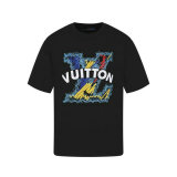 LV Short Round Collar T-shirt XS-L (124)