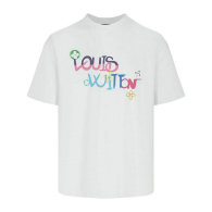 LV Short Round Collar T-shirt XS-L (110)
