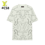 LV Short Round Collar T-shirt S-XXL (2)