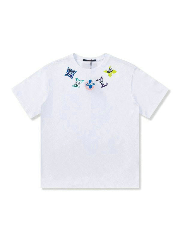 LV Short Round Collar T-shirt XS-L (225)