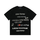 LV Short Round Collar T-shirt XS-L (133)