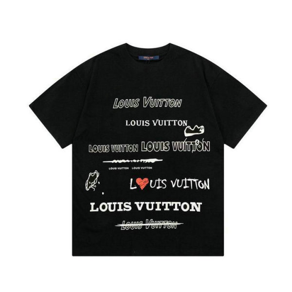 LV Short Round Collar T-shirt XS-L (133)
