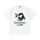 LV Short Round Collar T-shirt XS-L (167)
