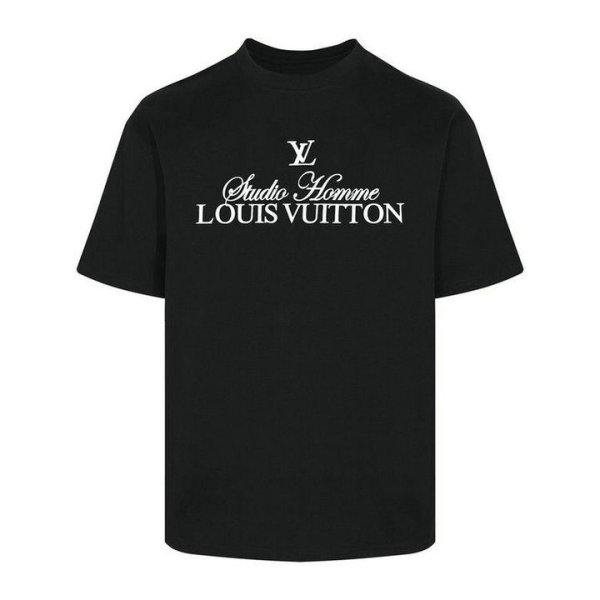 LV Short Round Collar T-shirt XS-L (7)