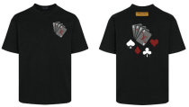 LV Short Round Collar T-shirt XS-L (64) LV Short Round Collar T-shirt XS-L (64)