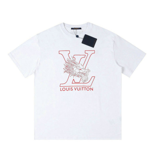 LV Short Round Collar T-shirt XS-L (185)