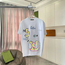LV Short Round Collar T-shirt S-XXL (23) LV Short Round Collar T-shirt S-XXL (23)