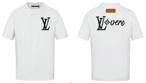 LV Short Round Collar T-shirt XS-L (127)