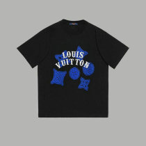 LV Short Round Collar T-shirt XS-L (12) LV Short Round Collar T-shirt XS-L (12)