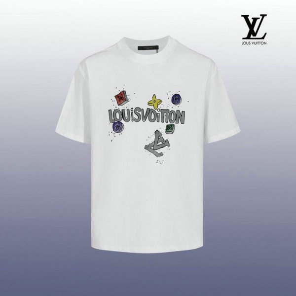 LV Short Round Collar T-shirt XS-XL (22)