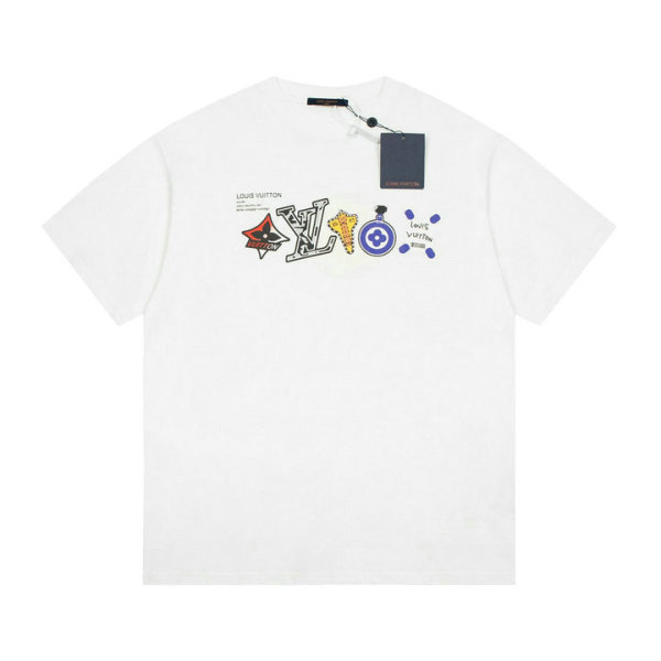 LV Short Round Collar T-shirt XS-L (209)