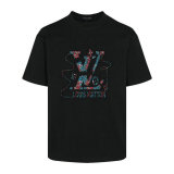 LV Short Round Collar T-shirt XS-L (71)