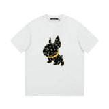 LV Short Round Collar T-shirt XS-L (153)