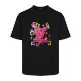 LV Short Round Collar T-shirt XS-L (69)