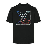 LV Short Round Collar T-shirt XS-L (107)