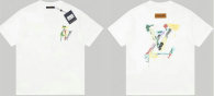 LV Short Round Collar T-shirt XS-L (160)