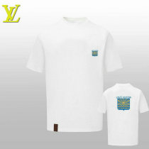 LV Short Round Collar T-shirt M-XXXXXL (1)