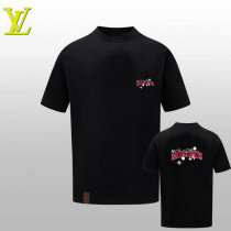LV Short Round Collar T-shirt M-XXXXXL (4) LV Short Round Collar T-shirt M-XXXXXL (4)