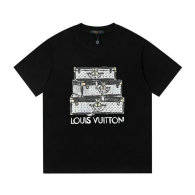 LV Short Round Collar T-shirt XS-L (164)
