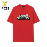 LV Short Round Collar T-shirt S-XXL (8)